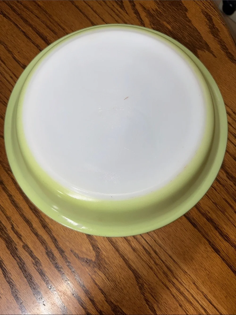 Pyrex Glass Pie Plate Dish #909 Lime Green 9